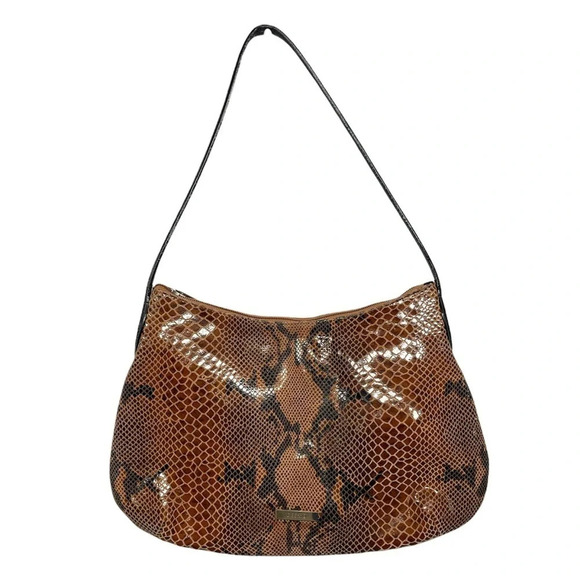 DESMO Genuine Leather Purse Bag Reptile Snakeskin Y2K Made in Italy - Picture 1 of 15